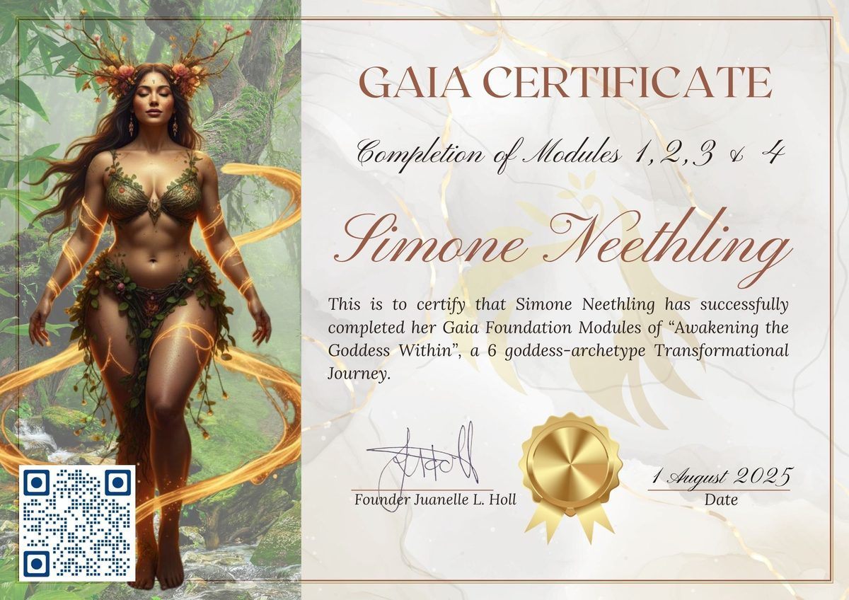 Example of the Gaia Certificate